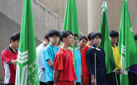 第54回北陸地区高等専門学校体育大会 壮行会が行われました。